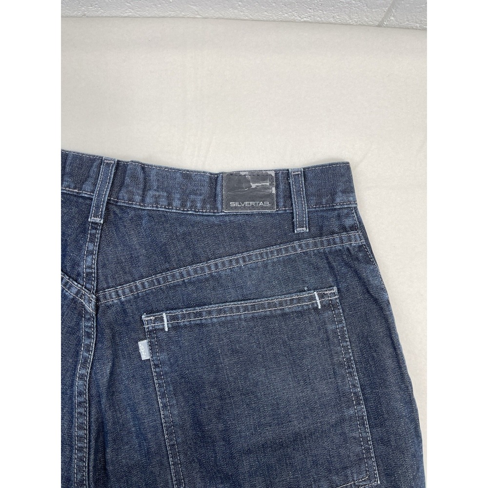 Vintage Levis SilverTab Jeans Men's 34X32 Oversized Fit Baggy Y2K - Picture 9 of 10